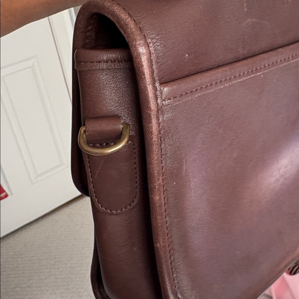 Vintage Coach Court Brown Satchel Bag 9870 - Picture 9 of 15